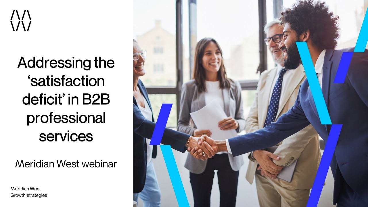 Addressing the satisfaction deficit in B2B services